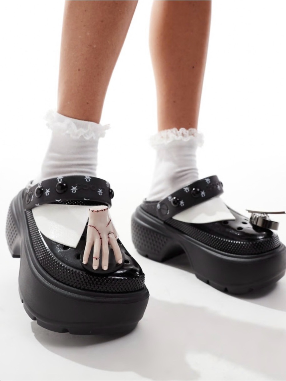 Crocs Wednesday Stomp Clog X Platform Addams Family Movie